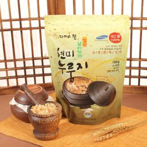 [라이스웰] 쌀눈이 살아있는 현미누룽지180g / 국내산 백미&현미 사용