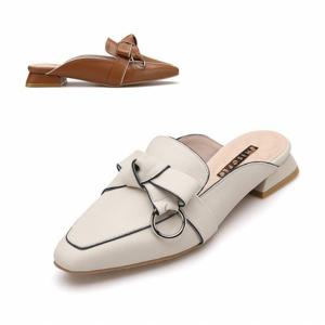 [미소페] 여성 리본스퀘어 블로퍼 012223001 2cm 2color