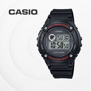 카시오 CASIO 군인 군용 군대 우레탄 전자시계 W-216H-1A