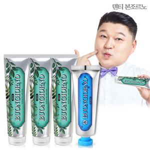 덴티본조르노 구취케어 치약 170g 3개 +치석케어 치약 100g 1개