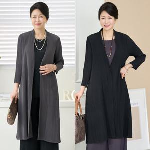 [엄마옷 로즈맘] 플리츠로브인견가디건