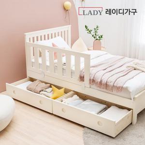 레이디가구 스칸딕 데일리 원목침대 하단 서랍 2EA