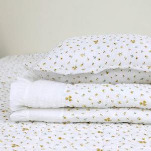 쁘띠 시어서커 리플 차렵이불+카페트+베개커버2 세트 Q