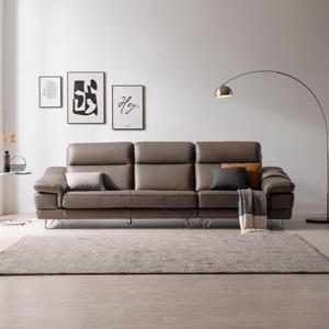 [다우닝] 레아 스테디 3.5인 전체 천연가죽 소파