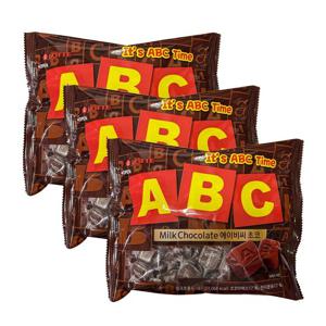 롯데제과 abc초콜릿 187g x 3개
