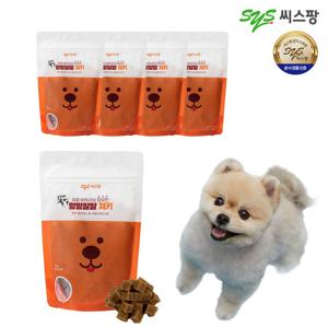 씨스팡 반려견 영양간식 멍멍팔팔 소고기맛 져키 5팩