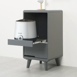 티어 스몰 밥솥장 400 밥솥레일 거치대 수납선반 밥통다이 주방 원룸 실속형 틈새 국내제작