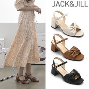 [잭앤질]잭앤질 리본 셔링 샌들 265빅사이즈(JB2307)