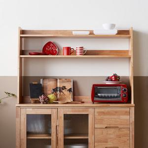 [데코라인] 홀튼 원목 홈카페수납 상부장 1200