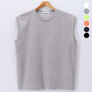 [후앙스] 오버핏 심플 플로우 박스 나시 BMSL0380