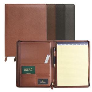 [아인텍] 고급 가죽 A4 레포트패드 지퍼형