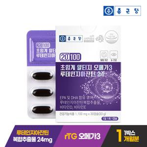 종근당 저온 초임계 알티지 오메가3 루테인 지아잔틴 24 1박스