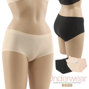 [Seamless] 심리스 노라인 누디 매쉬 삼각팬티 HPT-1333