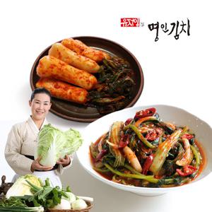 [식품명인 유정임] 열무얼갈이2kg+총각김치2kg