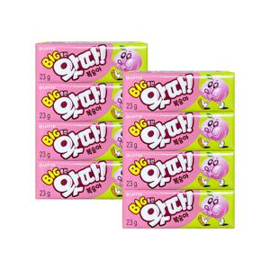 롯데제과 롯데껌 빅 풍선껌 왓따 복숭아맛 x 8개