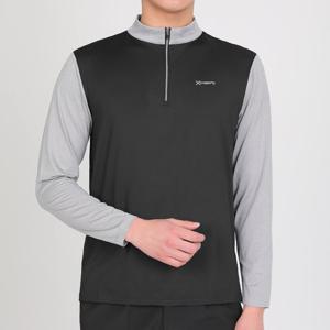 [블랙 특가]댄디가이 남성 찰랑한 긴팔 집업 티셔츠(ST32LT044M)