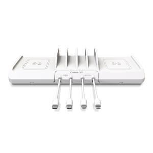 큐브온 유무선 초고속 6포트 멀티충전기 JI-715