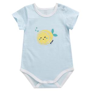 그린베베 국내생산 라임 반팔 바디슈트