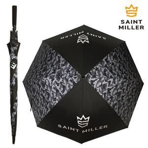 [세인트밀러] 70 블랙 카모 자외선 차단 자동 장우산 SMAC101