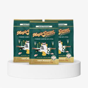 매직카펫 프리미엄 7kg x 3개세트 고양이모래