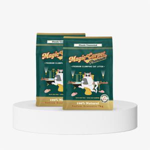 매직카펫 프리미엄 7kg x 2개세트 고양이모래