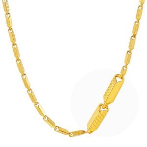 [한국금다이아몬드] 남자 순금 목걸이 신 대나무 체인 24K 37.5g 18K장식