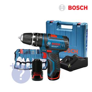 보쉬 충전 해머 전동드릴 GSB10.8-2 LI(2B)+100P+1