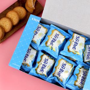 크라운 산도 크림 323g / 사무실 간식 과자 비스켓