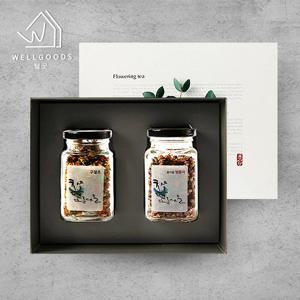[웰굿]프리미엄 꽃차 2종 선물세트 1A(벚꽃,구절초)