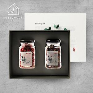 [웰굿]프리미엄 꽃차 2종 선물세트 3A(맨드라미,해당화)
