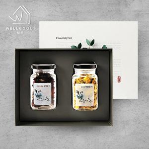 [웰굿]프리미엄 꽃차 2종 선물세트 2A(동백,목련)