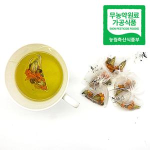 [유기농] 전남 여수 국화메리골드수제티백 1.2g(30개입,특대)