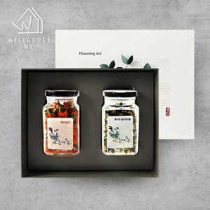 [웰굿]프리미엄 꽃차 2종 선물세트 4A(메리골드,삼색제비)