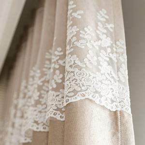 [지나송]요안나 암막커튼 중형(340×230cm)+진주장식 볼로프