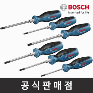 보쉬 정품 스크류 드라이버세트 6PCS 일자십자드라이버 수공구