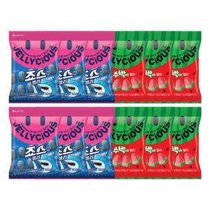 젤리셔스 수박바젤리 X6봉+죠스바젤리X6봉