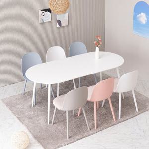 에보니아 클레라 6인용 식탁 테이블 6인세트 [수도권무료배송]