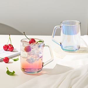 글라스락 홀로그램 오로라 이지그립머그 350ml 2P