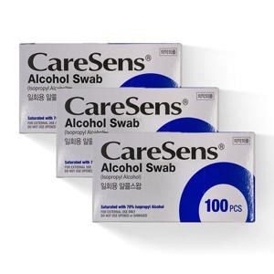 아이센스 케어센스 개별포장 알콜스왑(알콜솜) 300매