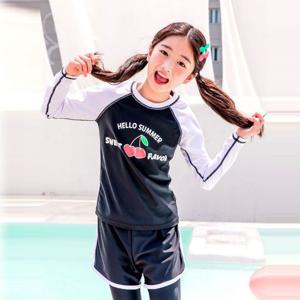 [버블트리]버블트리 스윗체리래쉬가드세트