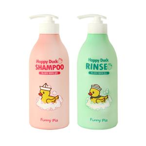 퍼니피아 해피덕 스킨케어 500ml x 2개 (샴푸/린스/바디워시)