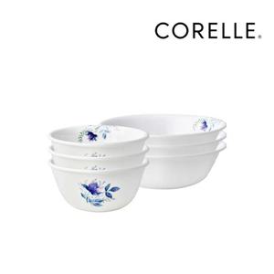 [코렐] 블루플로럴 공기 대접 6p