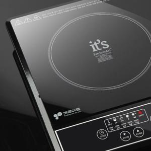 키친아트 1구 하이라이트 전기레인지 가정용 휴대용 캠핑 원룸 KP-8011