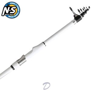 NS 블랙홀 서프 리미티드 25-450 화이트 원투 낚시대 갯바위대