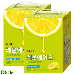 담터 레몬에이드 믹스 80T x2개