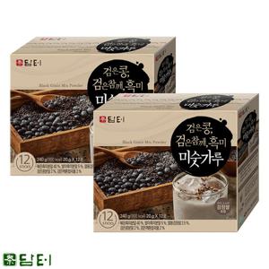 담터 검은콩 검은참깨 흑미 미숫가루 12T+12T