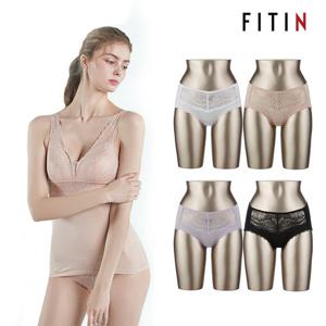 [피트인] 4매 여름 인견레이스3차 삼각팬티(색상랜덤)