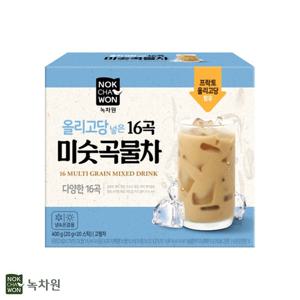 녹차원 올리고당 넣은 16곡 미숫곡물차 400g 20T