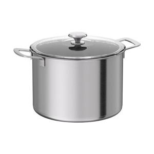 이케아 HEMKOMST 헴콤스트 냄비+뚜껑, 스테인리스 유리, 10L