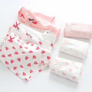 [투에스벅]화이트 리본 여아 사각드로즈 3매입(2세-9세)